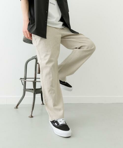 URBAN RESEARCH ITEMS / アーバンリサーチ アイテムズ その他パンツ | 『セットアップ対応』天然素材リネンコットンウエストイージーパンツ | 詳細28
