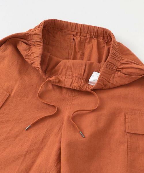 URBAN RESEARCH ITEMS / アーバンリサーチ アイテムズ ショート・ハーフ・半端丈パンツ | 『セットアップ対応』天然素材リネンコットンイージーカーゴショーツ | 詳細8