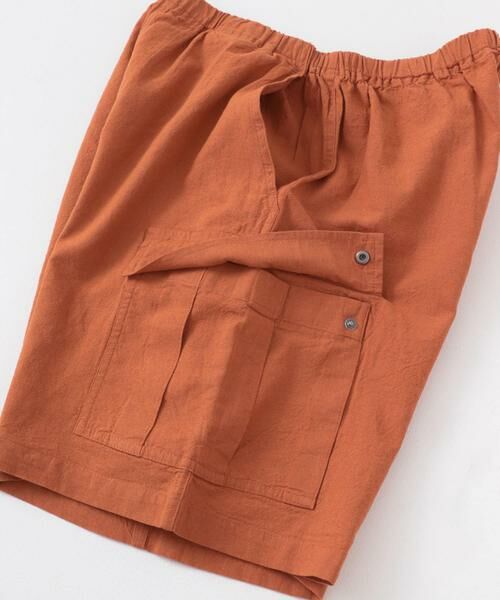 URBAN RESEARCH ITEMS / アーバンリサーチ アイテムズ ショート・ハーフ・半端丈パンツ | 『セットアップ対応』天然素材リネンコットンイージーカーゴショーツ | 詳細9