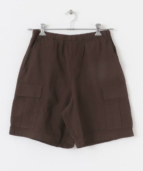 URBAN RESEARCH ITEMS / アーバンリサーチ アイテムズ ショート・ハーフ・半端丈パンツ | 『セットアップ対応』天然素材リネンコットンイージーカーゴショーツ | 詳細23