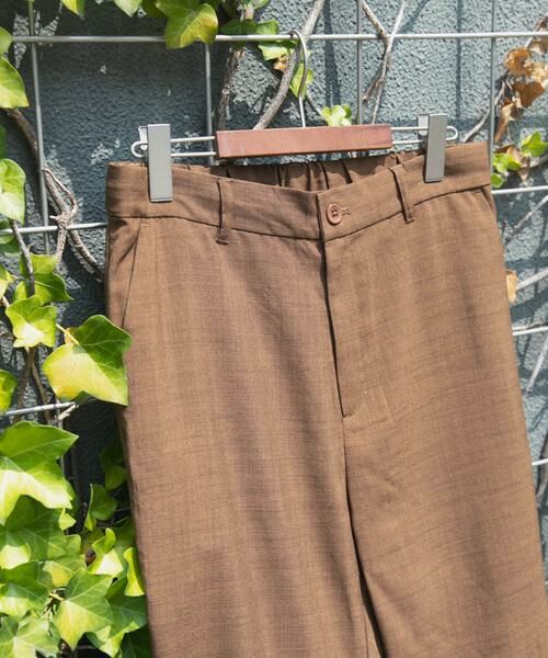 URBAN RESEARCH ITEMS / アーバンリサーチ アイテムズ その他パンツ | 『イージーケア/速乾/UVカット』『セットアップ対応』クイックドライリネンタッチイージーパンツ(ブラウン)