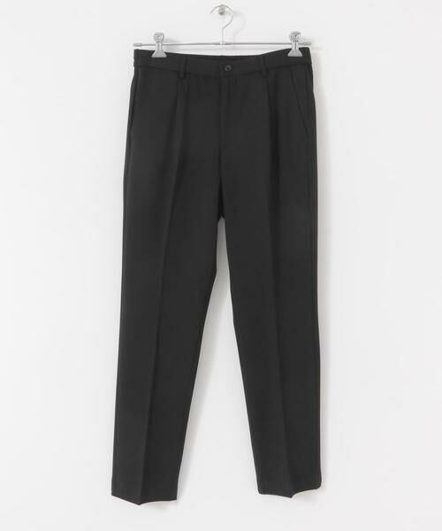 URBAN RESEARCH ITEMS / アーバンリサーチ アイテムズ その他パンツ | 梨地ジャガードピンタックパンツ(ブラック)