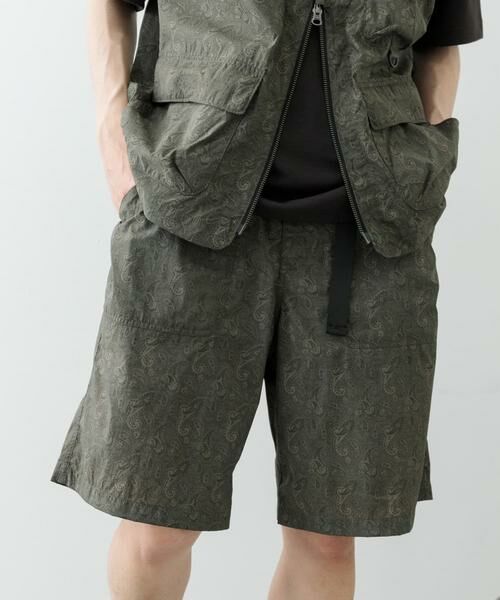 URBAN RESEARCH ITEMS / アーバンリサーチ アイテムズ ショート・ハーフ・半端丈パンツ | 『セットアップ対応』Nylon Paisley Shorts | 詳細1