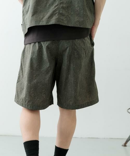 URBAN RESEARCH ITEMS / アーバンリサーチ アイテムズ ショート・ハーフ・半端丈パンツ | 『セットアップ対応』Nylon Paisley Shorts | 詳細2