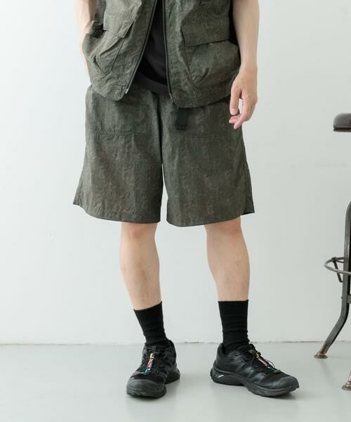 URBAN RESEARCH ITEMS / アーバンリサーチ アイテムズ ショート・ハーフ・半端丈パンツ | 『セットアップ対応』Nylon Paisley Shorts | 詳細3