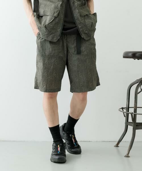 URBAN RESEARCH ITEMS / アーバンリサーチ アイテムズ ショート・ハーフ・半端丈パンツ | 『セットアップ対応』Nylon Paisley Shorts | 詳細4