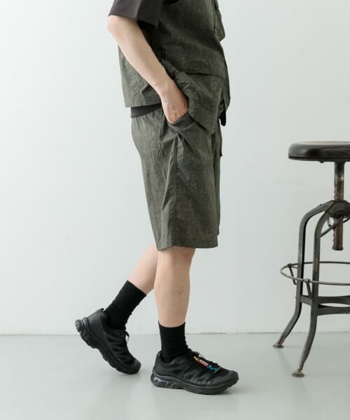 URBAN RESEARCH ITEMS / アーバンリサーチ アイテムズ ショート・ハーフ・半端丈パンツ | 『セットアップ対応』Nylon Paisley Shorts | 詳細5
