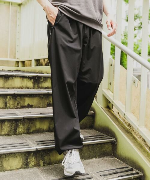 URBAN RESEARCH ITEMS/アーバンリサーチ アイテムズ ナイロンストレッチイージーパンツ ブラック L URBAN RESEARCH ITEMS/アーバンリサーチ アイテムズ ナイロンストレッチイージーパンツ ブラック L