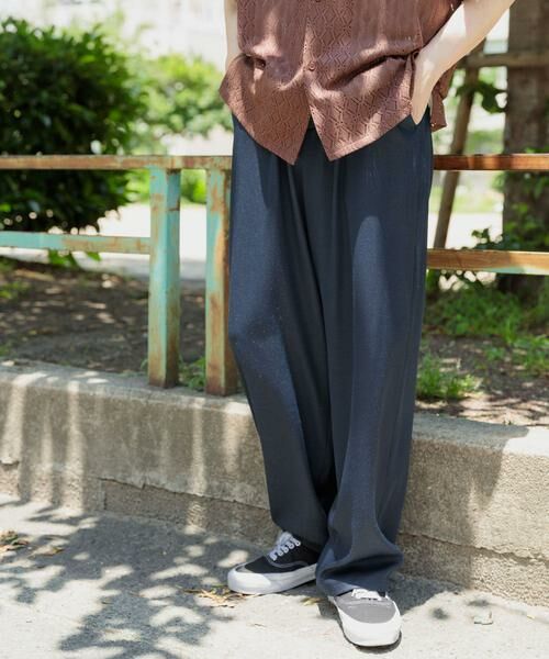 URBAN RESEARCH ITEMS / アーバンリサーチ アイテムズ その他パンツ | Iridescent Wide Trousers | 詳細2