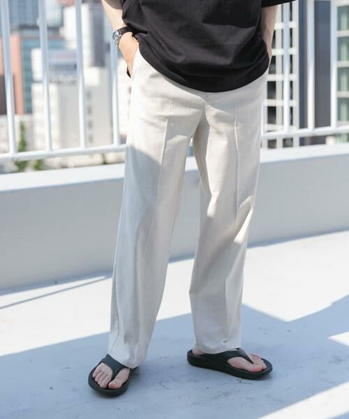 URBAN RESEARCH ITEMS / アーバンリサーチ アイテムズ その他パンツ | 『セットアップ対応』Linen Blend Trousers | 詳細16
