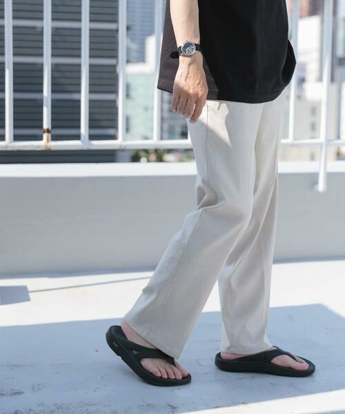 URBAN RESEARCH ITEMS / アーバンリサーチ アイテムズ その他パンツ | 『セットアップ対応』Linen Blend Trousers | 詳細18
