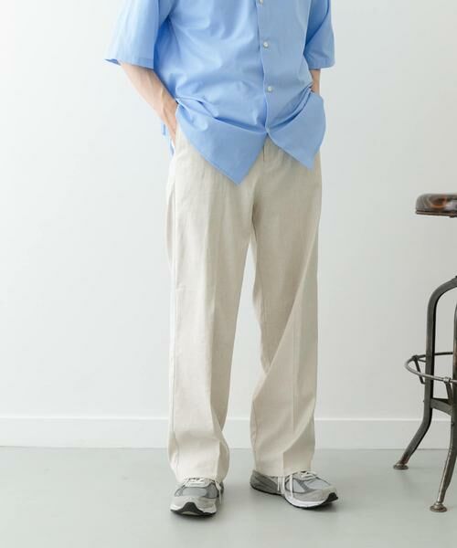 URBAN RESEARCH ITEMS / アーバンリサーチ アイテムズ その他パンツ | 『セットアップ対応』Linen Blend Trousers | 詳細21