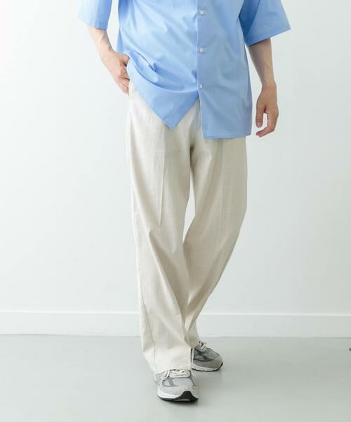 URBAN RESEARCH ITEMS / アーバンリサーチ アイテムズ その他パンツ | 『セットアップ対応』Linen Blend Trousers | 詳細22