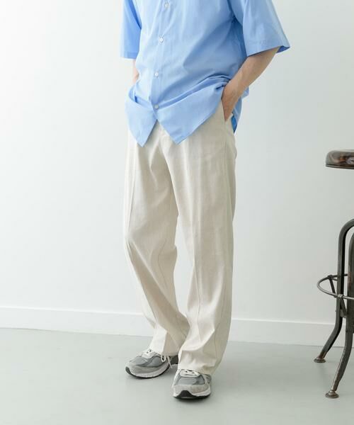 URBAN RESEARCH ITEMS / アーバンリサーチ アイテムズ その他パンツ | 『セットアップ対応』Linen Blend Trousers | 詳細23