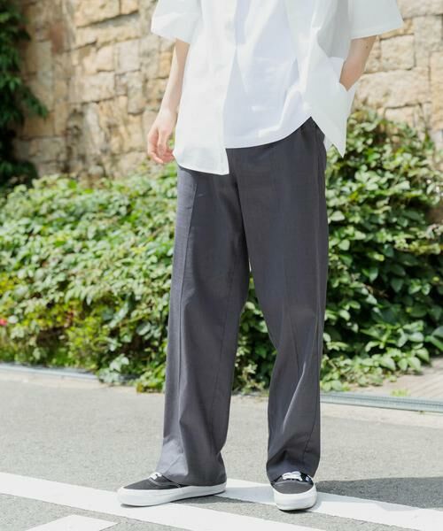 URBAN RESEARCH ITEMS / アーバンリサーチ アイテムズ その他パンツ | 『セットアップ対応』Linen Blend Trousers | 詳細30