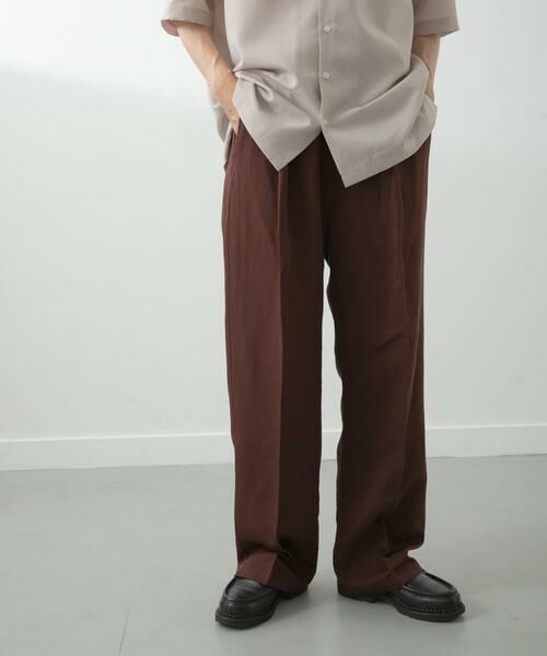 URBAN RESEARCH ITEMS / アーバンリサーチ アイテムズ その他パンツ | Linen Blend Tapered Pants | 詳細2