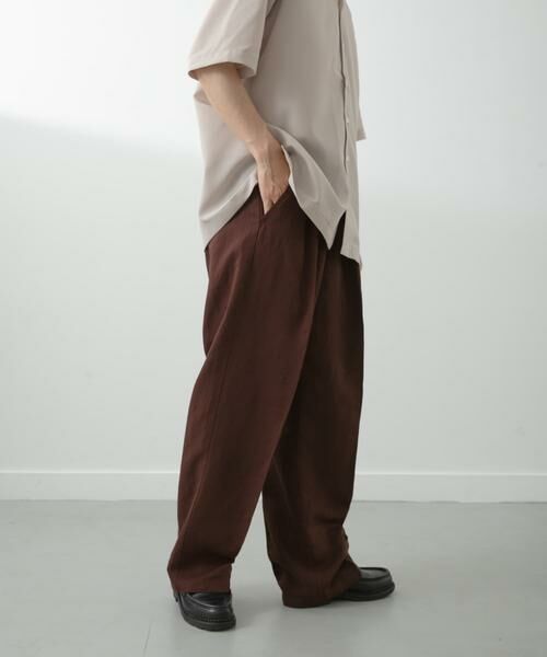 URBAN RESEARCH ITEMS / アーバンリサーチ アイテムズ その他パンツ | Linen Blend Tapered Pants | 詳細4