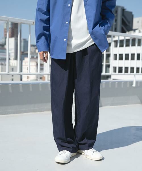 URBAN RESEARCH ITEMS / アーバンリサーチ アイテムズ その他パンツ | Linen Blend Tapered Pants | 詳細8