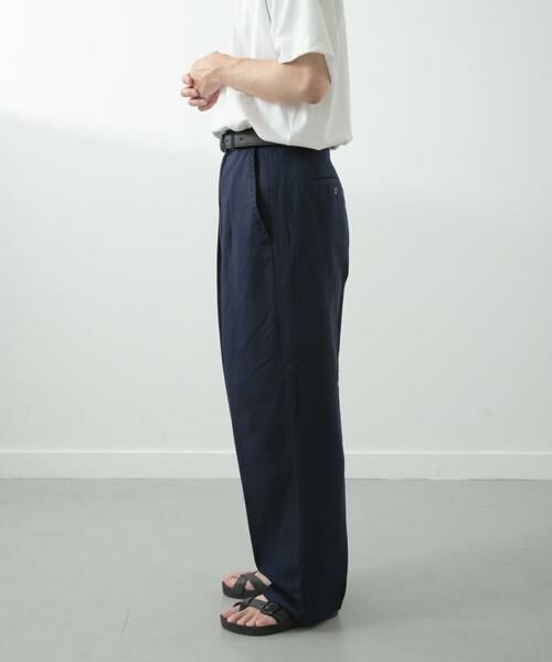 URBAN RESEARCH ITEMS / アーバンリサーチ アイテムズ その他パンツ | Linen Blend Tapered Pants | 詳細17