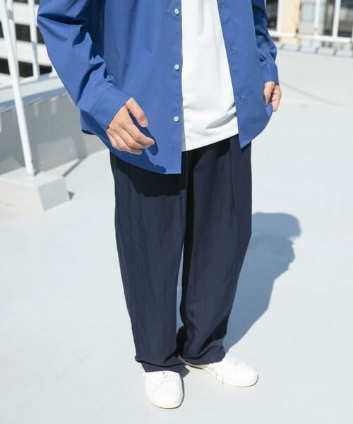 URBAN RESEARCH ITEMS / アーバンリサーチ アイテムズ その他パンツ | Linen Blend Tapered Pants | 詳細9