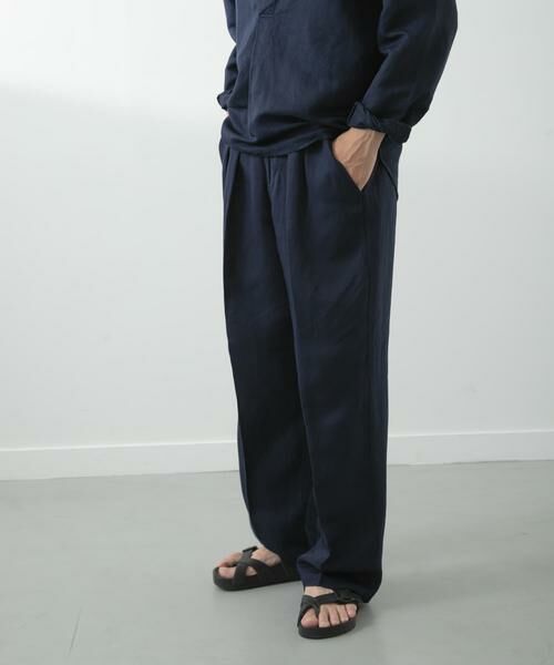 URBAN RESEARCH ITEMS / アーバンリサーチ アイテムズ その他パンツ | Linen Blend Tapered Pants | 詳細13