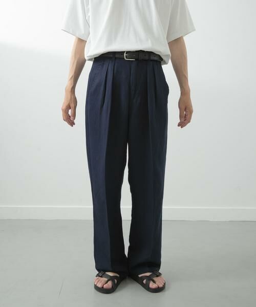 URBAN RESEARCH ITEMS / アーバンリサーチ アイテムズ その他パンツ | Linen Blend Tapered Pants | 詳細16