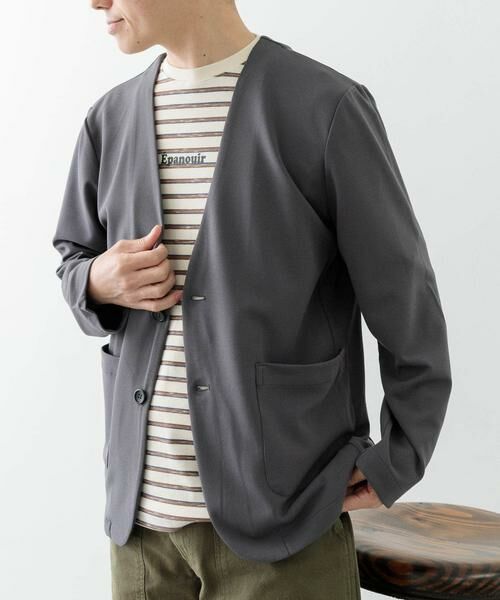 URBAN RESEARCH ITEMS / アーバンリサーチ アイテムズ その他アウター | 梨地ジャガードノーラペルジャケット | 詳細9