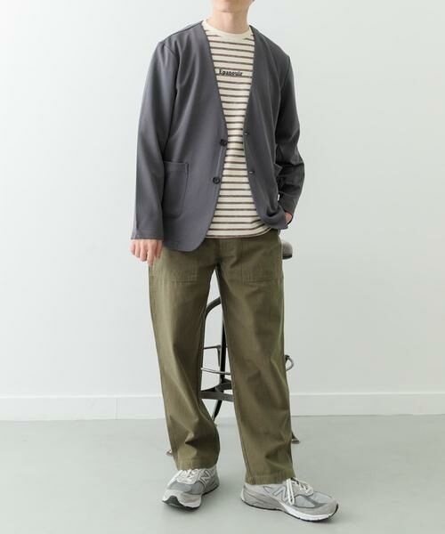 URBAN RESEARCH ITEMS / アーバンリサーチ アイテムズ その他アウター | 梨地ジャガードノーラペルジャケット | 詳細12