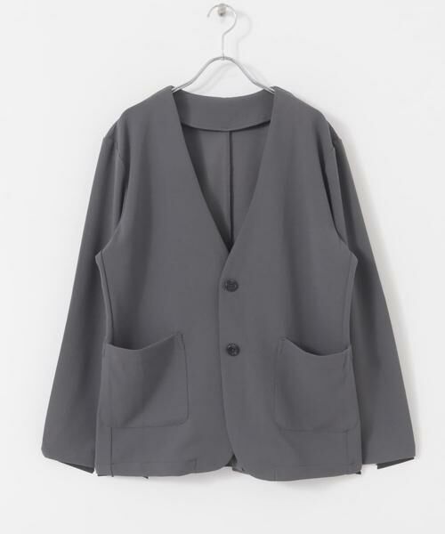 URBAN RESEARCH ITEMS / アーバンリサーチ アイテムズ その他アウター | 梨地ジャガードノーラペルジャケット | 詳細16