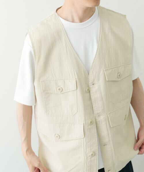 URBAN RESEARCH ITEMS / アーバンリサーチ アイテムズ ベスト | マルチポケットVネックベスト | 詳細1