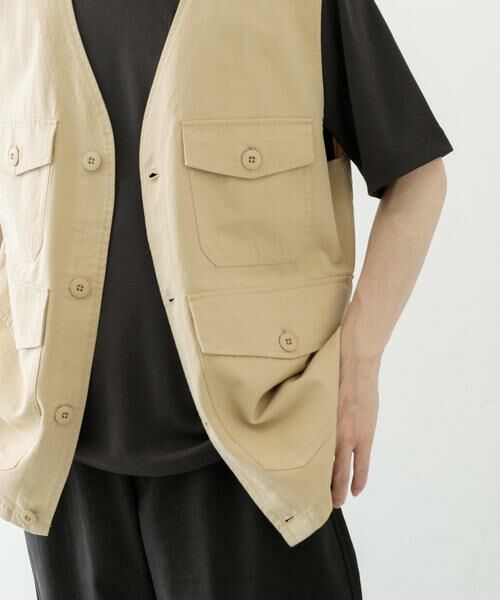 URBAN RESEARCH ITEMS / アーバンリサーチ アイテムズ ベスト | マルチポケットVネックベスト | 詳細17