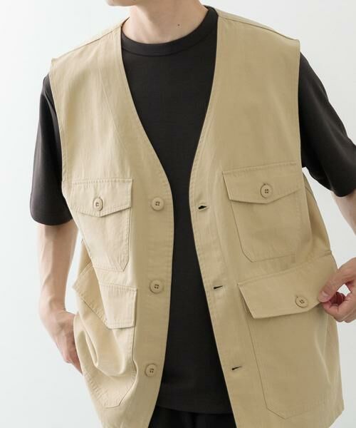URBAN RESEARCH ITEMS / アーバンリサーチ アイテムズ ベスト | マルチポケットVネックベスト | 詳細18