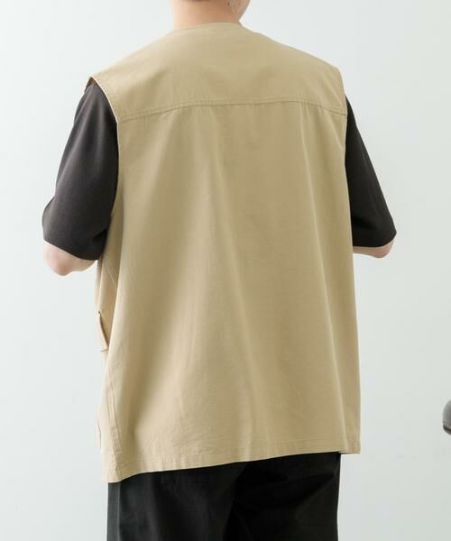 URBAN RESEARCH ITEMS / アーバンリサーチ アイテムズ ベスト | マルチポケットVネックベスト | 詳細19