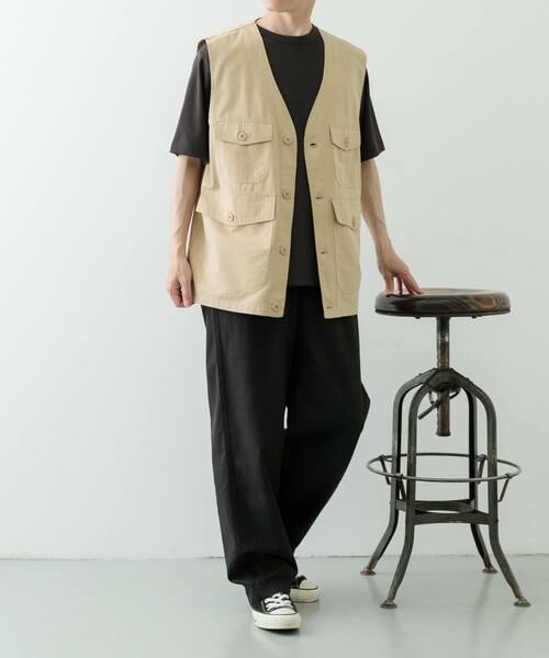 URBAN RESEARCH ITEMS / アーバンリサーチ アイテムズ ベスト | マルチポケットVネックベスト | 詳細20