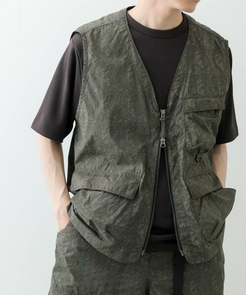 URBAN RESEARCH ITEMS / アーバンリサーチ アイテムズ その他アウター | 『セットアップ対応』Nylon Paisley Vest | 詳細2
