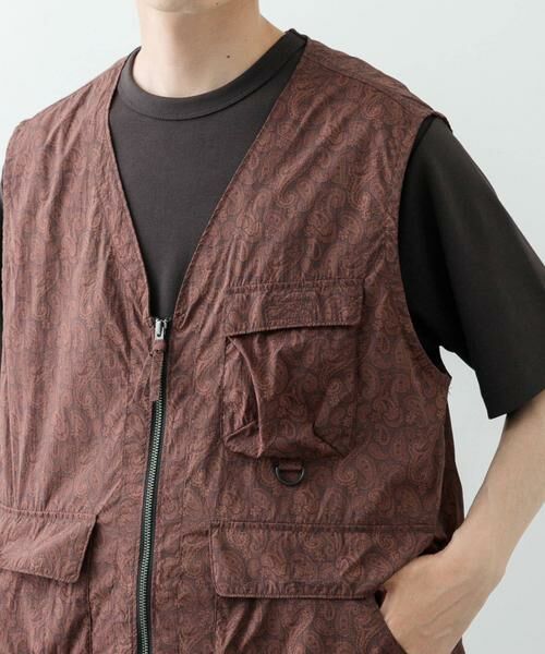 URBAN RESEARCH ITEMS / アーバンリサーチ アイテムズ その他アウター | 『セットアップ対応』Nylon Paisley Vest | 詳細8