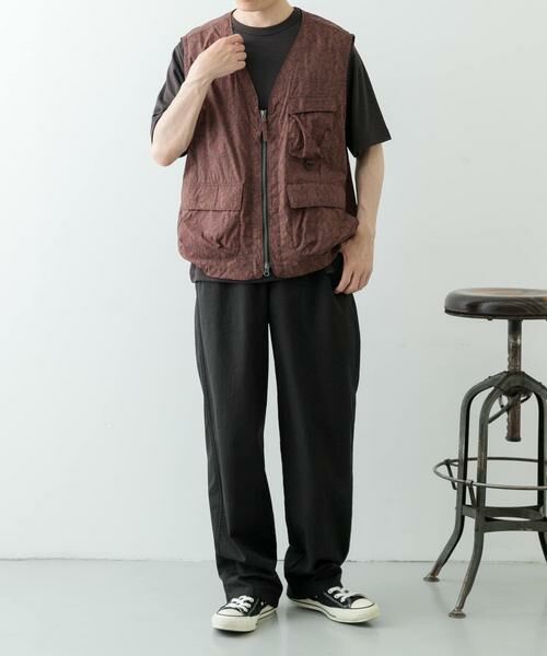 URBAN RESEARCH ITEMS / アーバンリサーチ アイテムズ その他アウター | 『セットアップ対応』Nylon Paisley Vest | 詳細11