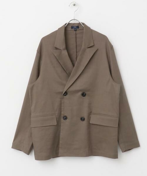 URBAN RESEARCH ITEMS / アーバンリサーチ アイテムズ その他アウター | 『セットアップ対応』Linen Blend Double Jacket | 詳細6