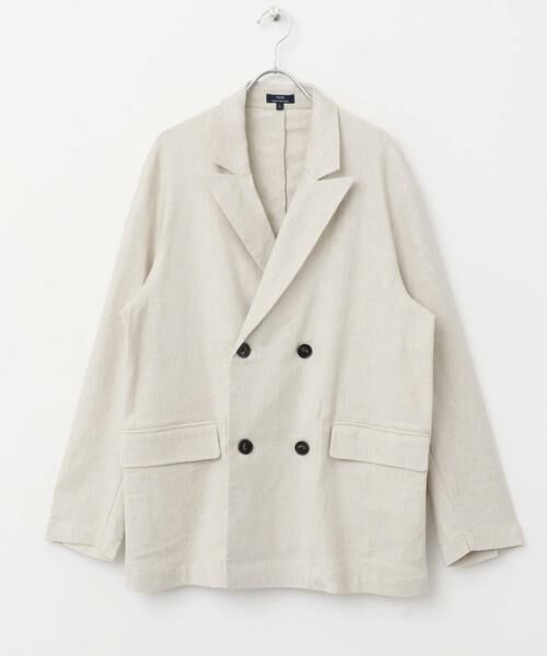 URBAN RESEARCH ITEMS / アーバンリサーチ アイテムズ その他アウター | 『セットアップ対応』Linen Blend Double Jacket | 詳細18