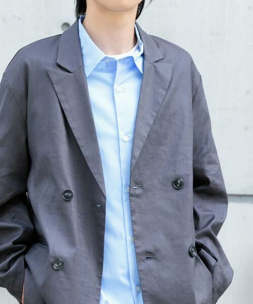 URBAN RESEARCH ITEMS / アーバンリサーチ アイテムズ その他アウター | 『セットアップ対応』Linen Blend Double Jacket | 詳細20