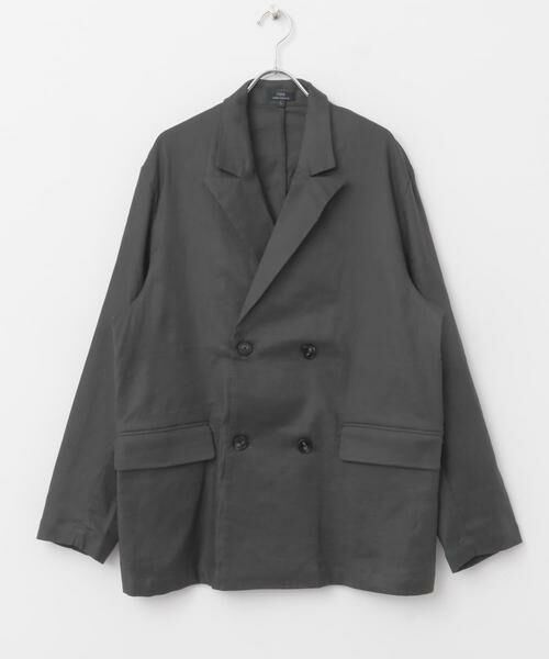 URBAN RESEARCH ITEMS / アーバンリサーチ アイテムズ その他アウター | 『セットアップ対応』Linen Blend Double Jacket | 詳細30