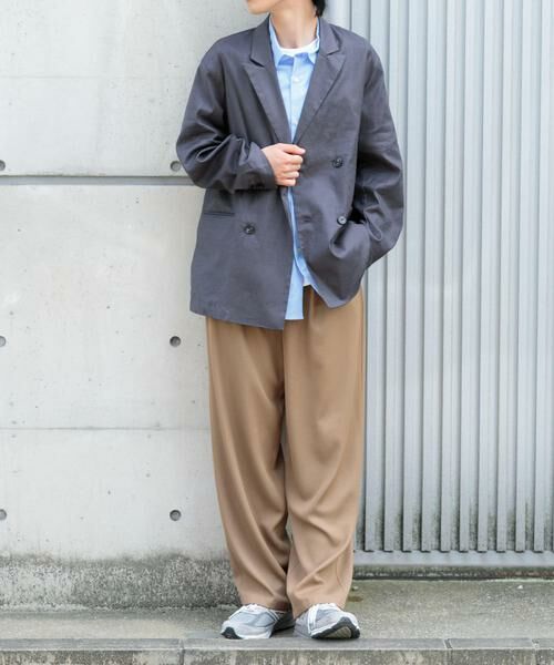 URBAN RESEARCH ITEMS / アーバンリサーチ アイテムズ その他アウター | 『セットアップ対応』Linen Blend Double Jacket | 詳細23