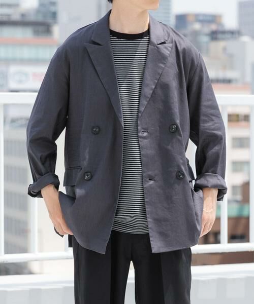URBAN RESEARCH ITEMS / アーバンリサーチ アイテムズ その他アウター | 『セットアップ対応』Linen Blend Double Jacket | 詳細25