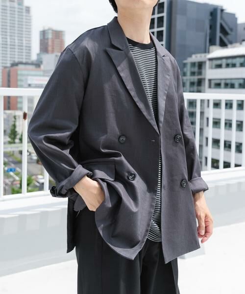 URBAN RESEARCH ITEMS / アーバンリサーチ アイテムズ その他アウター | 『セットアップ対応』Linen Blend Double Jacket | 詳細26