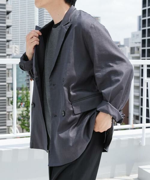 URBAN RESEARCH ITEMS / アーバンリサーチ アイテムズ その他アウター | 『セットアップ対応』Linen Blend Double Jacket | 詳細27