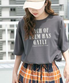 URBAN RESEARCH ITEMS / アーバンリサーチ アイテムズ Tシャツ | カットジョーゼットロゴTシャツ