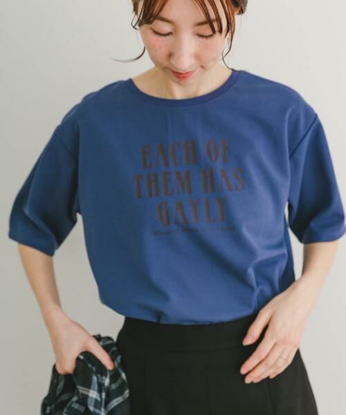 URBAN RESEARCH ITEMS / アーバンリサーチ アイテムズ Tシャツ | カットジョーゼットロゴTシャツ | 詳細10