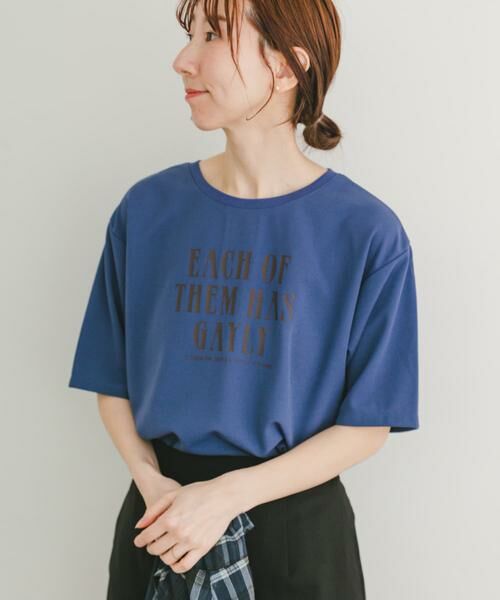 URBAN RESEARCH ITEMS / アーバンリサーチ アイテムズ Tシャツ | カットジョーゼットロゴTシャツ | 詳細11