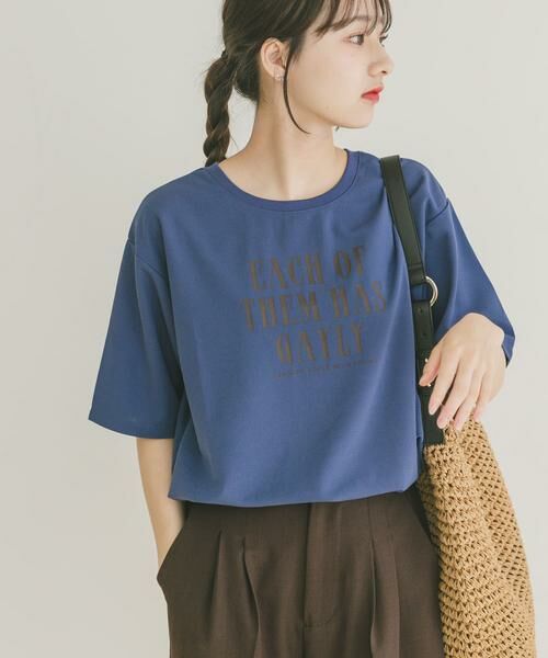 URBAN RESEARCH ITEMS / アーバンリサーチ アイテムズ Tシャツ | カットジョーゼットロゴTシャツ | 詳細2