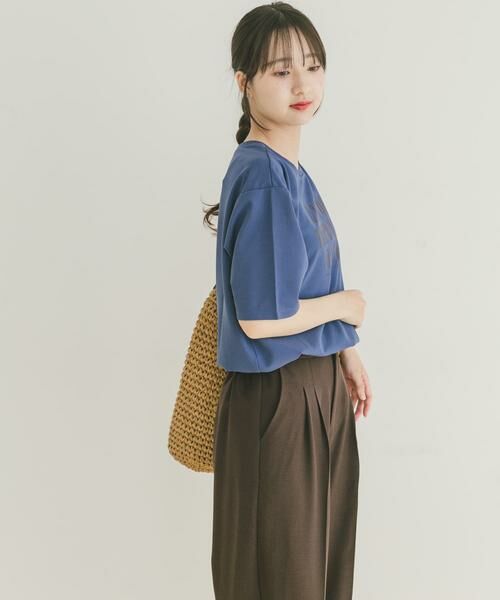 URBAN RESEARCH ITEMS / アーバンリサーチ アイテムズ Tシャツ | カットジョーゼットロゴTシャツ | 詳細7